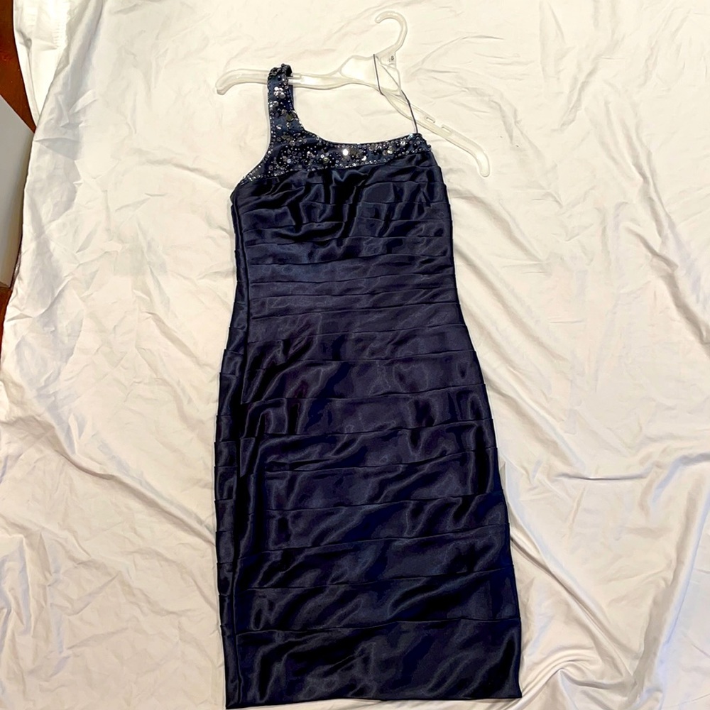 Dark sapphire formal dress
